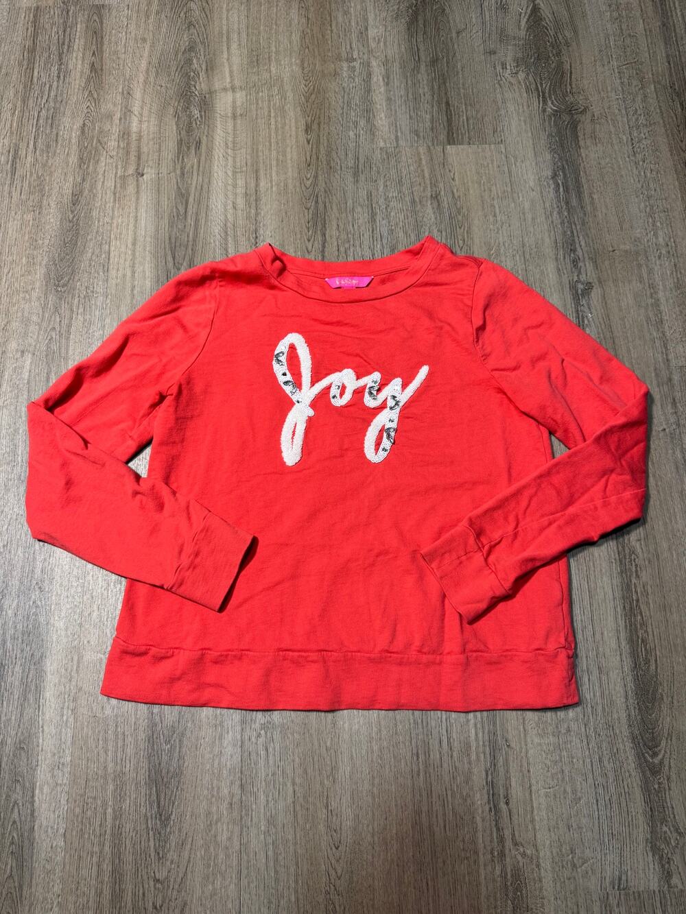 Lilly Pulitzer Women's "Joy" Christmas Long-Sleeve Pullover